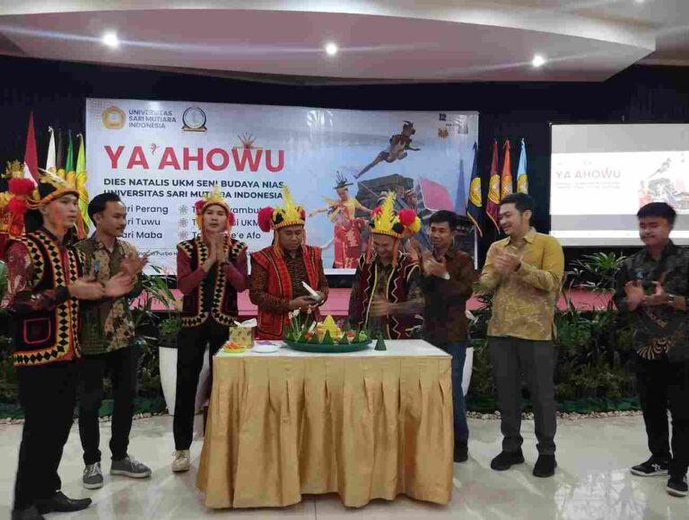 Dies Natalis ke-12 UKM Nias USM-Indonesia Berlangsung Meriah: WR III dan Ketua Yayasan Sampaikan Apresiasi